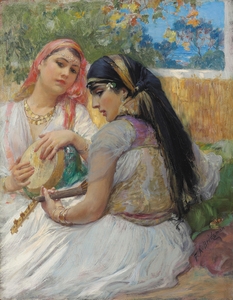 Frederick A Bridgman  Two young Algerians